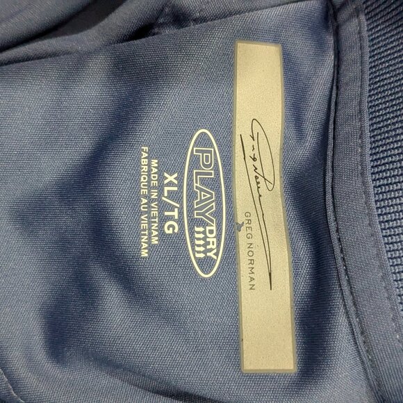 Greg Norman Play Dry Men's Blue Golf Polo Shirt, Size XL - Picture 10 of 14